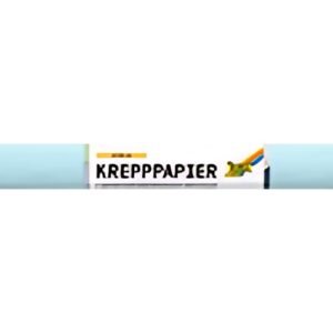 folia Rouleau de papier crépon, 500 mm x 2,5 m, bleu glacier
