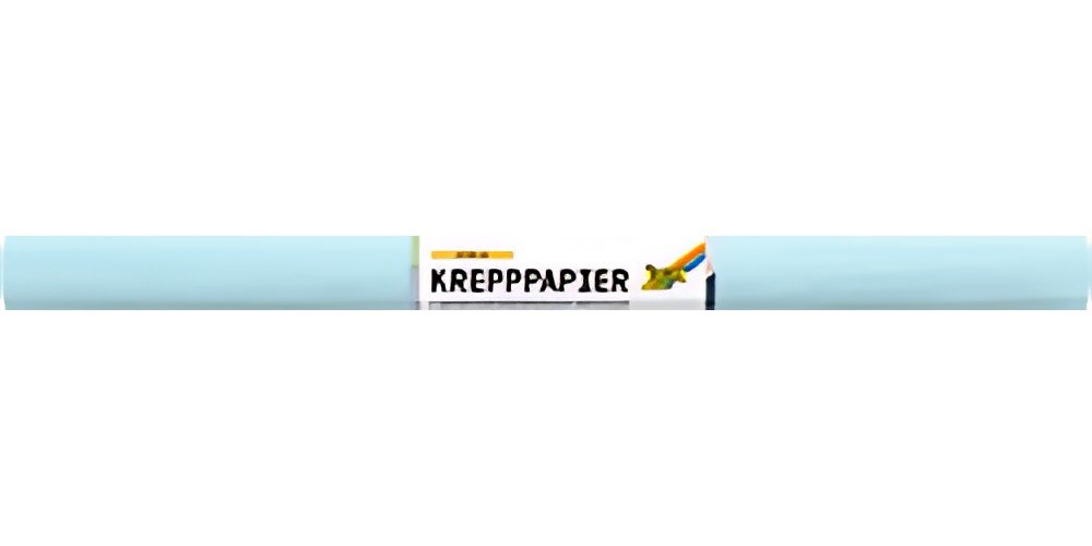 folia Rouleau de papier crépon, 500 mm x 2,5 m, bleu glacier