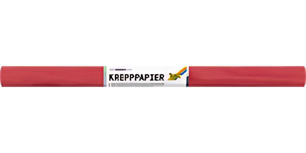 folia Rouleau de papier crépon, 500 mm x 2,5 m, rouge feu