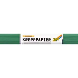 folia Rouleau de papier crépon, 500 mm x 2,5 m, vert mousse