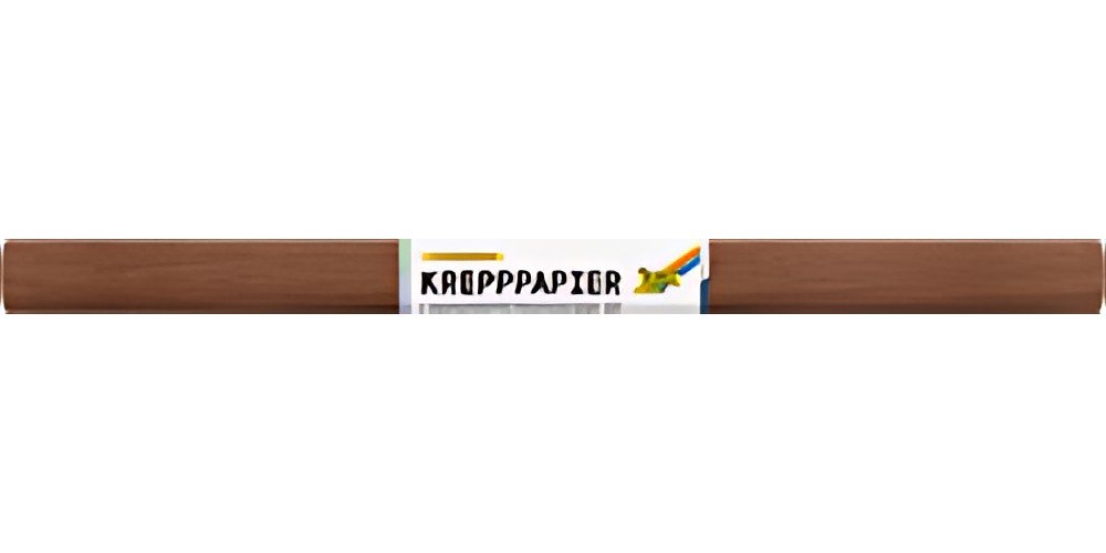 folia Rouleau de papier crépon, 500 mm x 2,5 m, châtain
