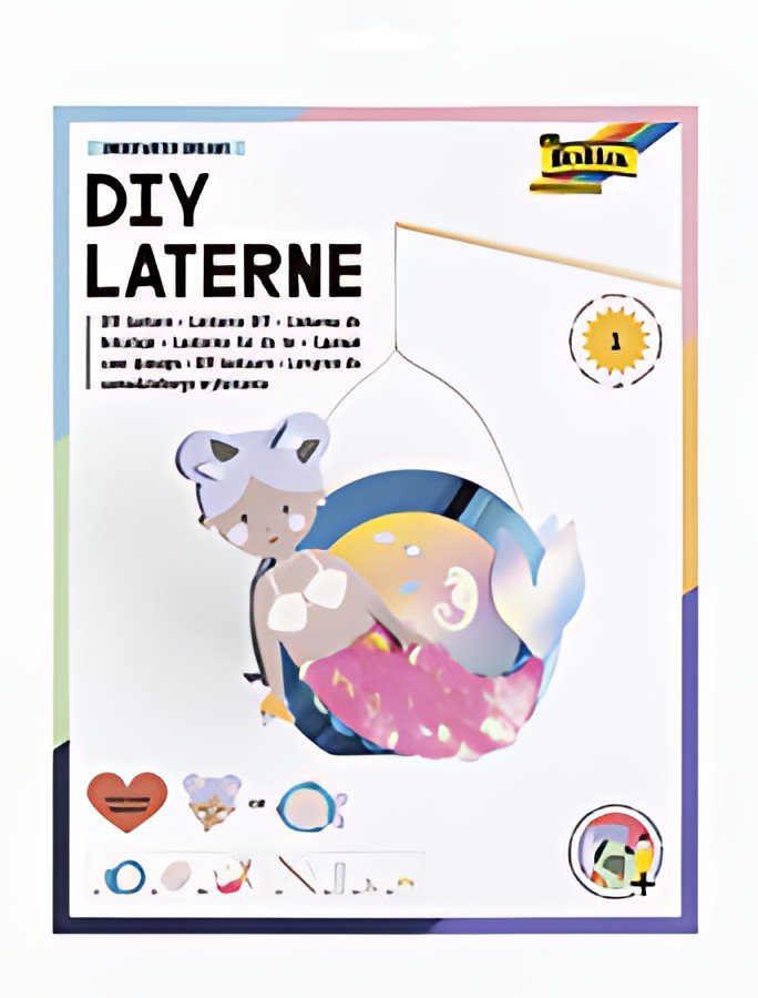 folia Kit de lanterne UNDERWATER DREAMS, bleu métallisé