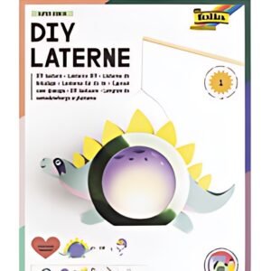 folia Kit de lanterne SUPER DINOS, vert métallisé
