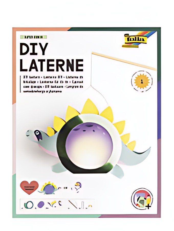 folia Kit de lanterne SUPER DINOS, vert métallisé