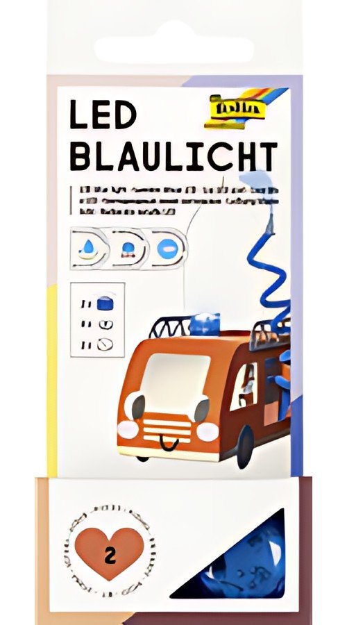 folia Gyrophare LED, 10 pièces, incl. piles