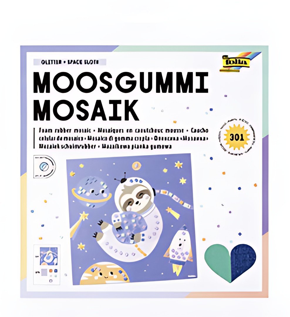 folia Mosaïque en caoutchouc mousse "SPACE SLOTH" 301 pièces