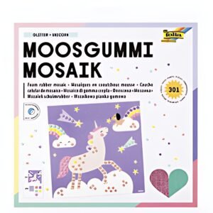 folia Mosaïque en caoutchouc mousse "UNICORN", 301 pièces