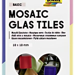 folia Carreau de verre pour mosaïque BASIC, 10 x 10 mm