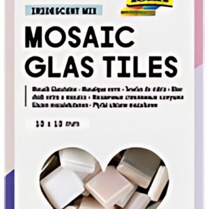 folia Carreau de verre pour mosaïque IRISÉ, 10 x 10 mm