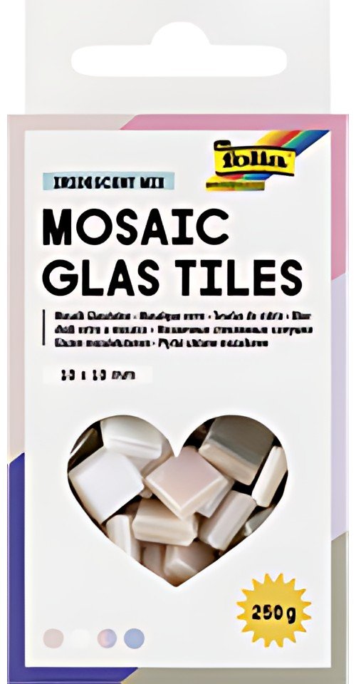folia Carreau de verre pour mosaïque IRISÉ, 10 x 10 mm