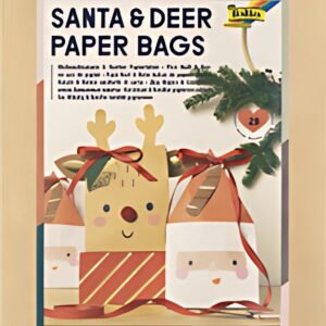 folia Kit pochettes-cadeaux de Noël "Santa & Deer"