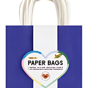 folia Sac en papier BASIC, taille: M, assorti