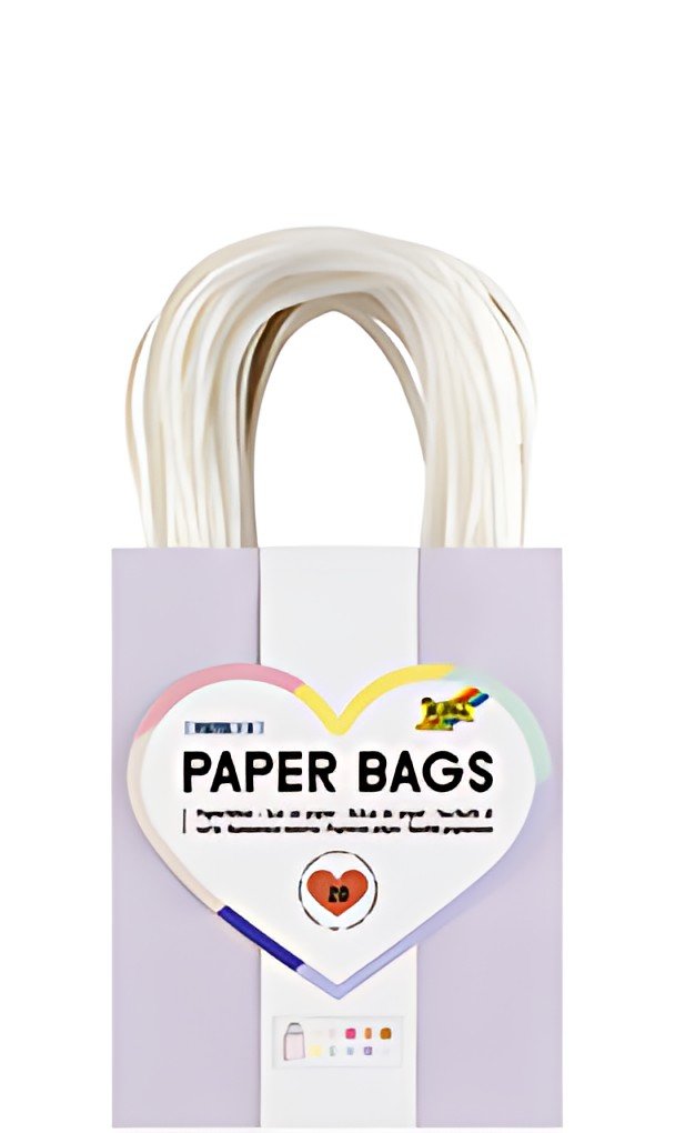 folia Sac en papier PASTEL, taille: S, assorti