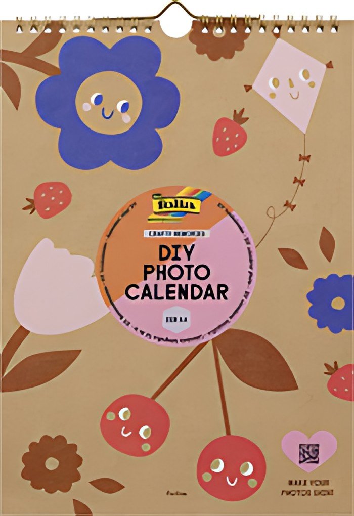 folia Calendrier mural créatif CRAFTY MEMORIES, A4