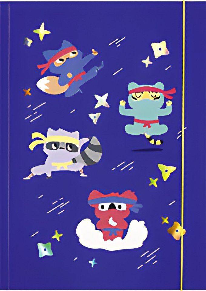 folia Carton à dessin HOTFOIL "NINJAS", A3