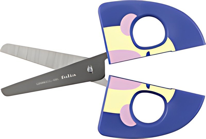 folia Ciseaux RAINBOW, ronds, longueur: 160 mm