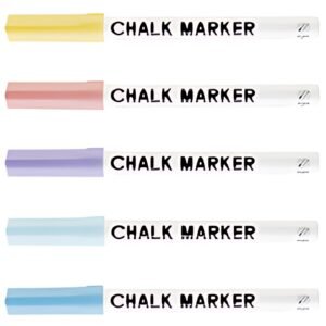 folia Marqueur craie PASTEL, set de 5
