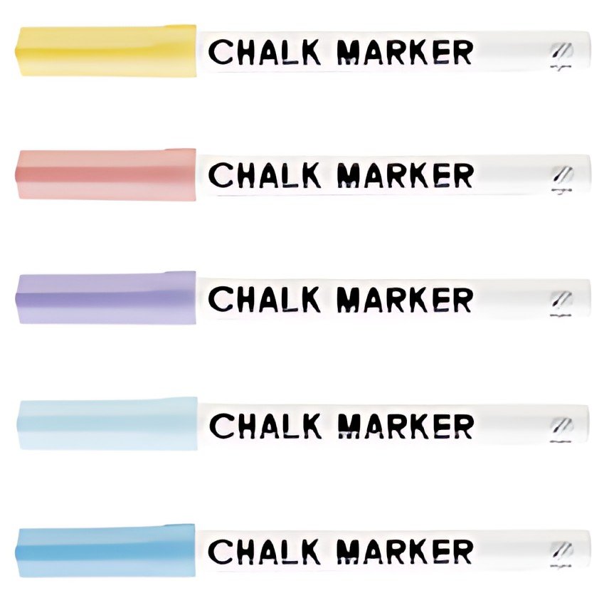 folia Marqueur craie PASTEL, set de 5