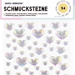 folia Pierre décorative HEARTS IRIDESCENT, autocollant