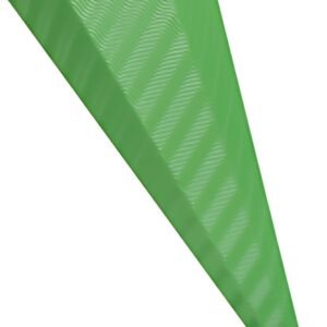 folia school cone cut, carton ondulé 3D, hexagonal, vert