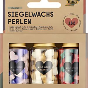 folia Perles de cire CLASSIC, 3 boîtes, couleurs assorties