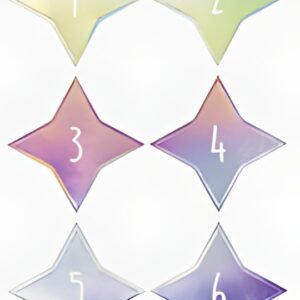 folia Stickers calendrier de l'Avent "SPARKS IRIDESCENT"