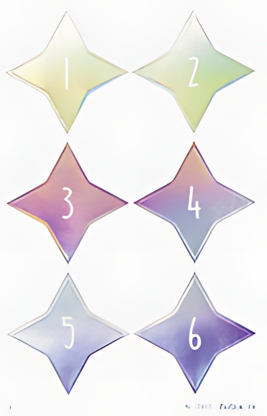 folia Stickers calendrier de l'Avent "SPARKS IRIDESCENT"