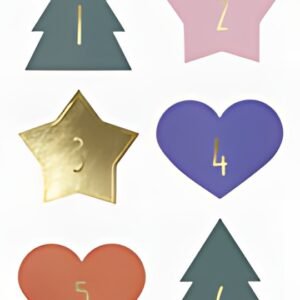folia Stickers pour calendrier de l'Avent "JOLLY MIX"