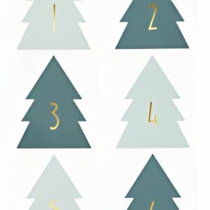folia Stickers pour calendrier de l'Avent "CHRISTMAS TREE"