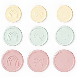 folia Sceau autocollant CANDY, tailles et couleurs assorties