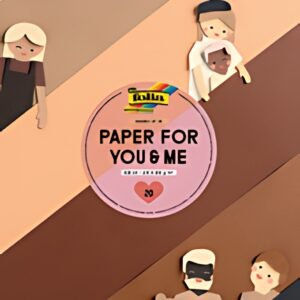 folia Bloc de papier et carton de couleur "Shades of us"