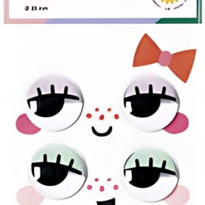 folia Oeil vacillant LASHES, taille: L, autocollant
