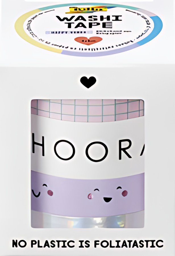 folia Ruban adhésif décoratif Washi-Tape HOTFOIL HAPPY VIBES