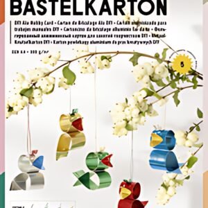 folia Feuille pour loisirs créatifs en alu, A4, 5 feuilles