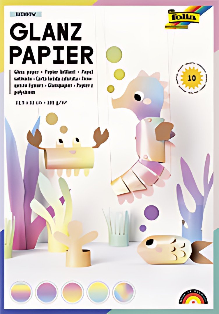 folia Papier brillant Rainbow, 225 x 320 mm, 100 g/m2