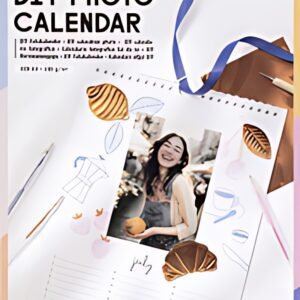 Calendrier mural créatif folia, DIN A4, blanc