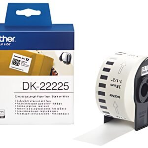 brother DK-N55224 Etiquettes en continu papier, 54mm x30,48m