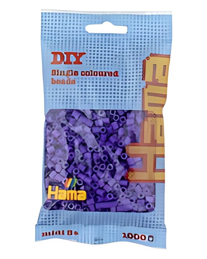 Hama Perles à repasser midi, dans un sachet, violet