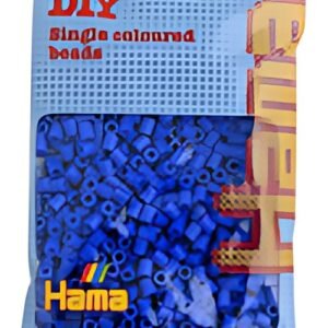 Hama Perles à repasser midi, dans un sachet, bleu