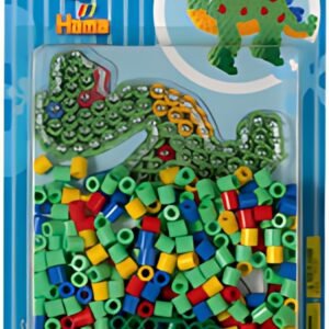 Hama Perles à repasser maxi "Dinosaure", sous blister