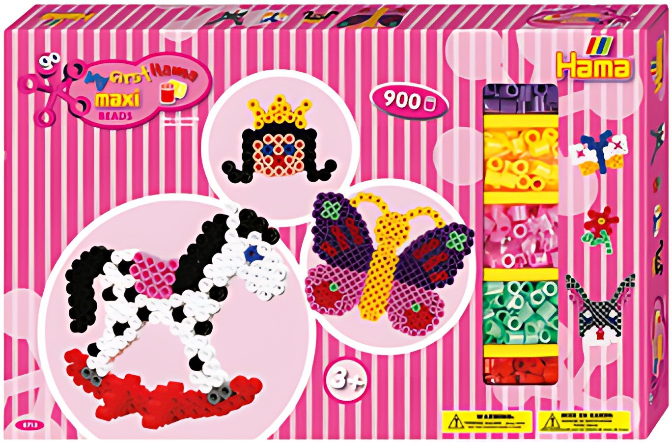 Hama Perles à repasser maxi "filles", coffret cadeau