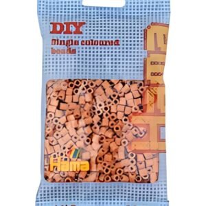 Hama Perles à repasser midi, dans un sachet, marron clair