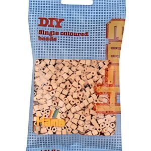 Hama Perles à repasser midi, dans un sachet, beige