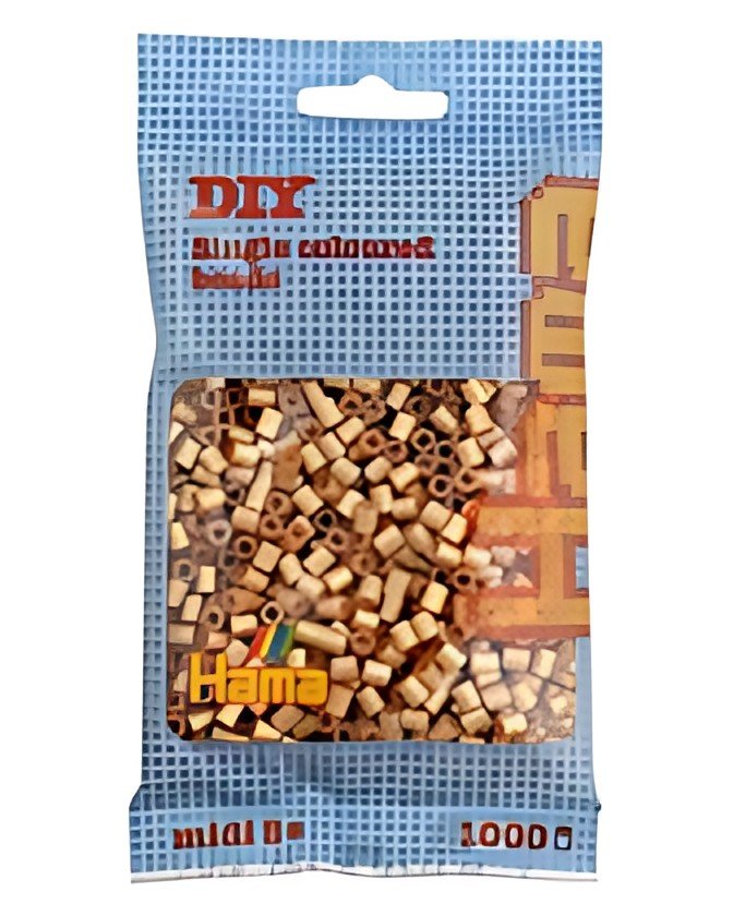 Hama Perles à repasser midi, dans un sachet, or