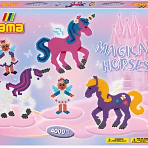Hama Perles à repasser midi "chevaux magiques", cadeau