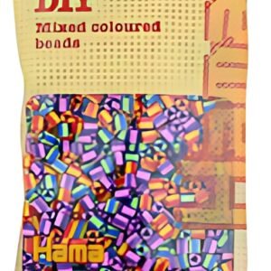 Hama Perles à repasser midi "perles à rayures Mix 92", dans