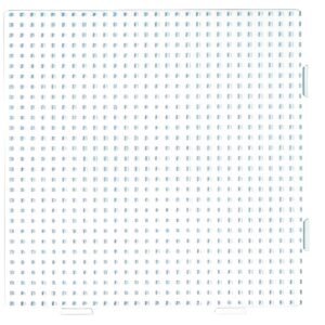 Hama Plaque pour perles midi "Grand carré", blanc