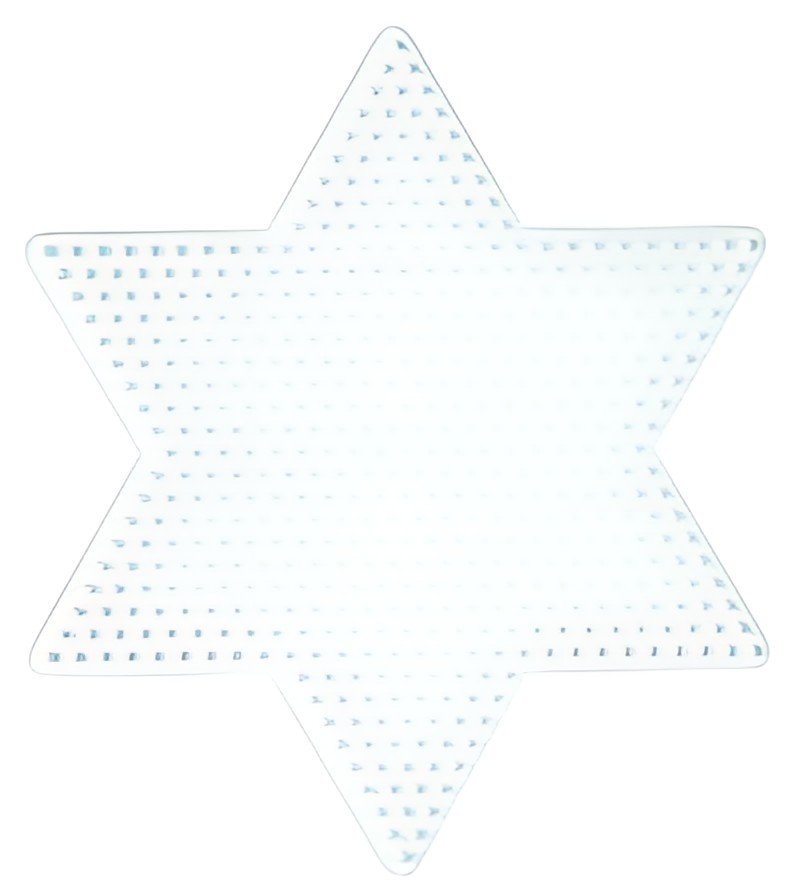 Hama Plaque pour perles midi "Grande étoile", blanc