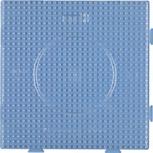 Hama Plaques pour perles midi "grand carré", transparent