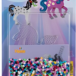 Hama Perles à repasser midi "pégase", dans un blister